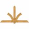 Ekena Millwork Redmond Rough Sawn Timber Gable Bracket, Western Red Cedar, 84"W x 49"H x 2"D x 6"F, 14/12 Pitch GBW084X49X0206RED00RWR - alternate 1